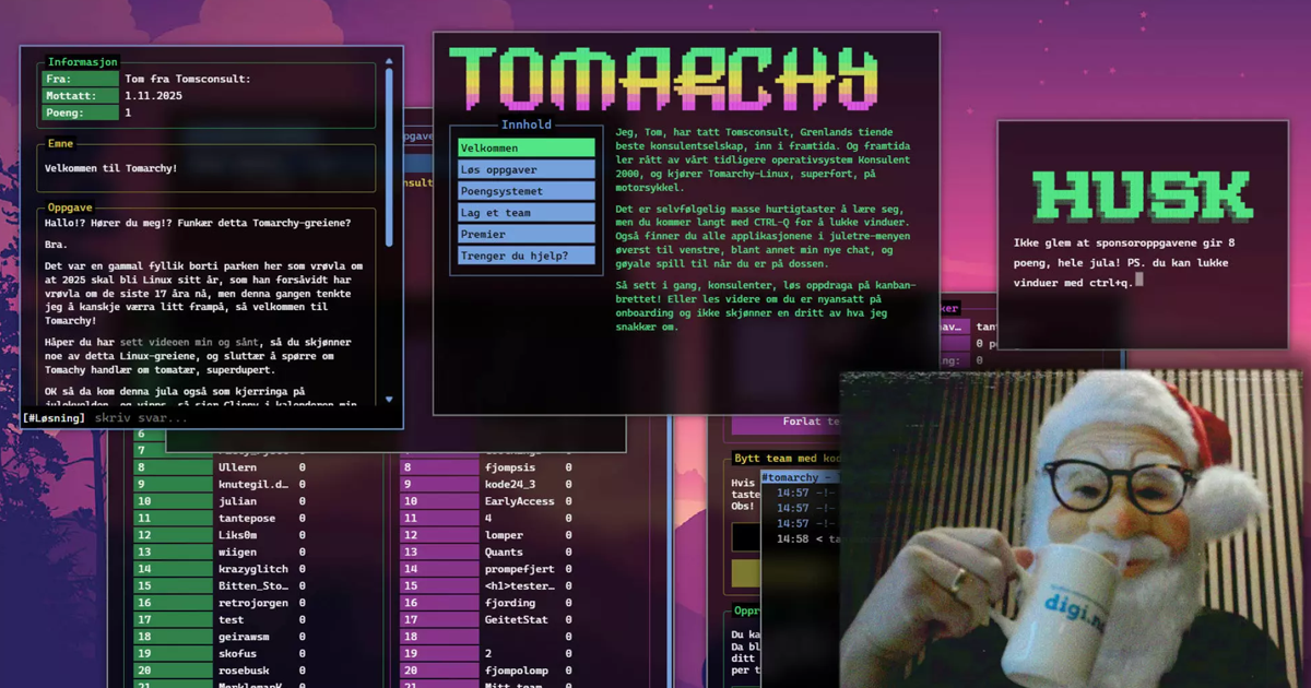 tomarchy.kode24.no image